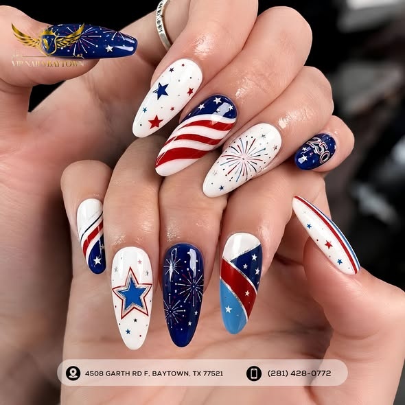 Vip Nails Baytown logo